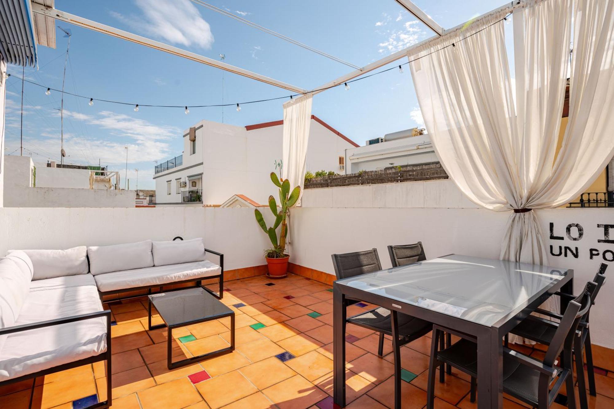 Atico La Azotea Con Terraza Privada * Sevilla